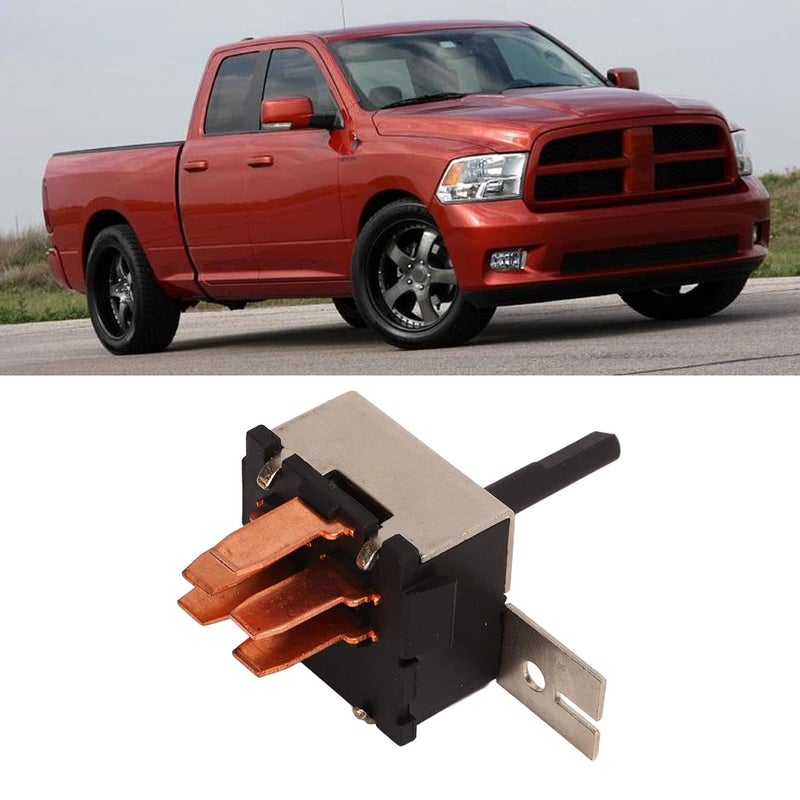 OUKENS Blower Control Switch HS-267 Fit for Jeep Wrangler, Heater Motor Fan Switch Replacement, 5011214AA, for Dodge B1500 Ram 1500 2500 3500, for Jeep Wrangler, Envoy, S10 Pickup, S-15 Sonoma - Image 4